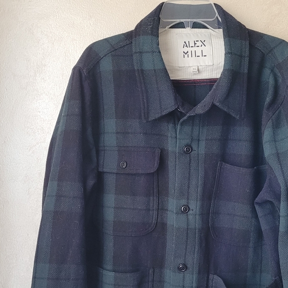 ALEX MILL PLAID WORK JACKET - Picture 10 of 11